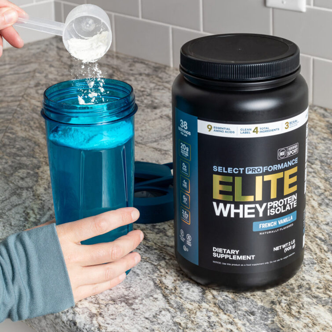 Select Proformance Elite Whey Protein Isolate French Vanilla 2lb - Image 2